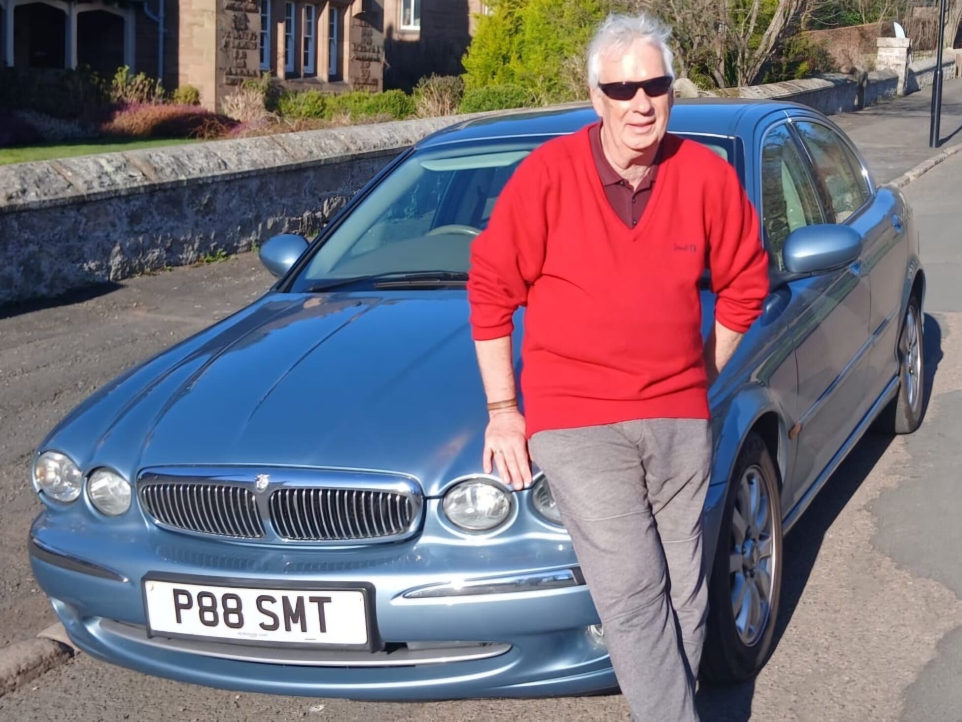 Pete Smith with his Jaguar X-Type P88 SMT