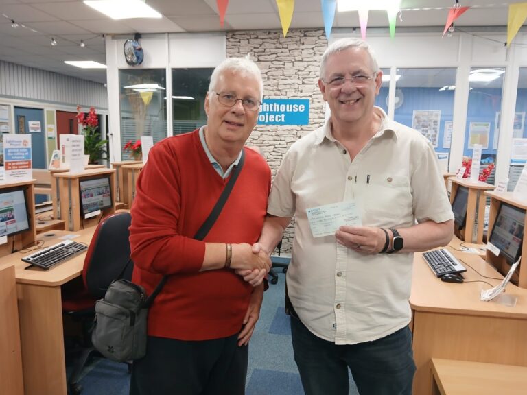 Supporting Local Charities - £100 donation to The Lighthouse Project